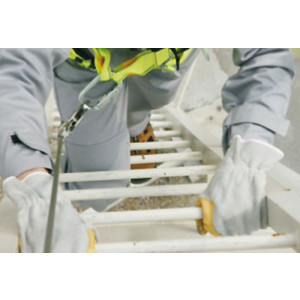 Ligne de vie verticale à câble - Résistance à la corrosion - Pour la sécurité des toitures