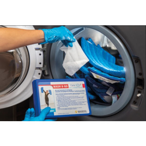 Lingettes de lavage et d'imprégnation - Activation en ajoutant de l'eau - Réduction des produits chimiques (lessive et détergent)