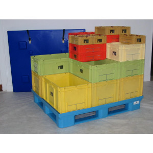 Location bac plastique de stockage - Bacs - Conteneurs - Caisses palettes - Différentes dimensions disponibles