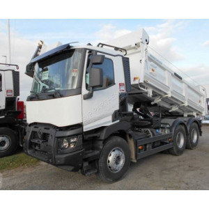 Location camion bi benne Renault état neuf - Camion Renault bi-benne Meiller Gamme C 440.26 DTI