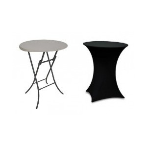 https://www.techni-contact.site/ressources/images/produits/merchandising/location-mange-debout-avec-housse-noir-pour-evenement-74222477-1.jpg - Dimensions: Diamètre x Hauteur = 80 x 110 cm