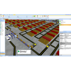 Logiciel 3D de simulation flux production - Logiciel 3D de modélisation pour l’aide à la décision dans les systèmes industriels et logistiques