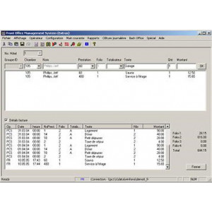 Logiciel de facturation pour gite - Logiciel  extrêmement convivial pour établissement de petite à moyenne taille.