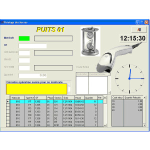 Logiciel de gestion des temps avec code barre - Traitement du logiciel TCB