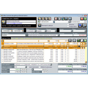 Logiciel de gestion offre commerciale pour pme - Gestion des offres commerciales