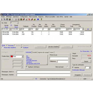 Logiciel de réservation pour hotel - Système totalement intégré de la réservation jusqu'au check-out et la suite.