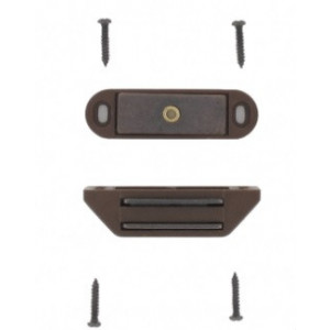 https://www.techni-contact.site/ressources/images/produits/merchandising/loqueteau-magnetique-marron-avec-vis-13224287-1.jpg - Dimension : 43x17x13mm