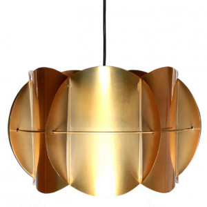 Luminaire à suspension style vintage - Largeur : 23 cm - Hauteur : 36 cm