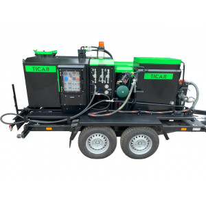 https://www.techni-contact.site/ressources/images/produits/merchandising/machine-a-combiner-le-bitume-bcm-120-91947713-1.jpg - Généralités : 1. Moteur diesel - 14-18 hp. 2. Compresseur - réservoir de 25 litres 3. Entraînement de la pompe - hydraulique 1 an de garantie Prix du fabricant en stock