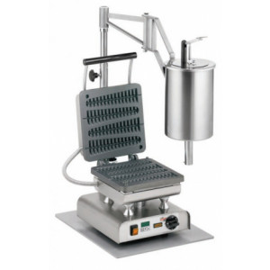 https://www.techni-contact.site/ressources/images/produits/merchandising/machine-a-gaufre-et-churros-multifonction-professionnelle-32971715-1.jpg - Nb moules : 6 - Puissance : 2200W / 230V
