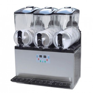 Machine à granita 3 bacs - Capacité : 3 x 12,5 litres