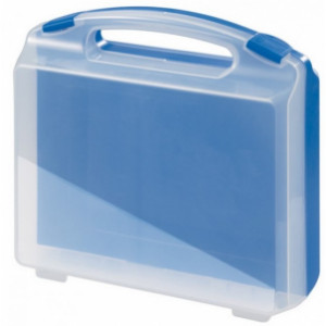 Mallettes en plastique - Dimensions(L x l x H) : 365 x 245 x 105 mm - Capacité : de 6 a 33 pièces