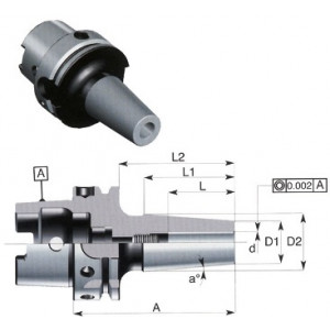 Mandrin de frettage - Attachment cône HSK