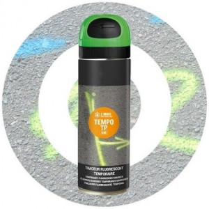 Marquage fluorescent temporaire - Volume : 500 ml - Peinture : fluorescente - temporaire