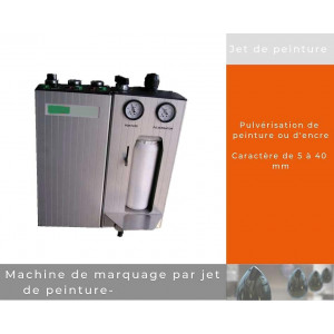 Machine de marquage jet de peinture - Marquage sans contact, repérage de pièces (par points ou bandes)