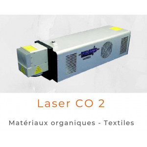 Machine de marquage laser CO2 - Pour matériaux organiques et textiles