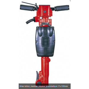 Marteau piqueur pneumatique - Emmanchement : H^25x108 mm - Mécanisme d'insonorisation