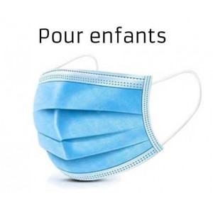 Masque chirurgical pour enfants (lot de 2000 masques) - Type I - EN14683: 2019 CE