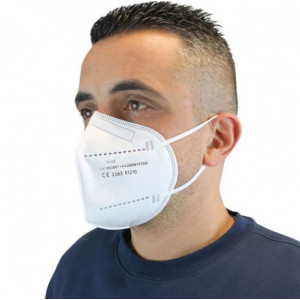 Masque de protection FFP2 Blanc - Conforme avec EN149:2001+A1:2009