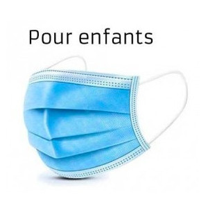 Masque médical pour enfants type IIR (2000) - Type IIR - EN 14683:2019+AC:2019 - Enfants de 5 à 12 ans