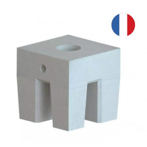 https://www.techni-contact.site/ressources/images/produits/merchandising/massif-beton-pour-borne-de-recharge-voiture-electrique-35544438-1.jpg - Réserve circulaire Ø 150 mm - 4 entrées latérales - Ancres de levage - 3 dimensions disponibles