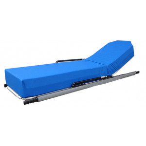 Matelas anti-escarre - Dimension : 47 x 185 x 17 cm -  Coloris : bleu