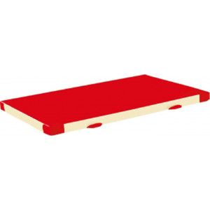 Matelas en PVC gymnastique - Dimensions (L x l x P) : 200 x 200 x 10 cm