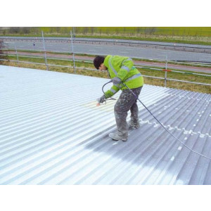 Membrane d’étanchéité pour toitures  - Membrane liquide étanche à l'eau pour toitures. Forme une couche élastique durable sans joint ni raccord sur les toits en pente.
