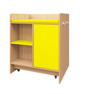 Meuble de change mobile crèche - L600 mm x H450 mm x P600 mm