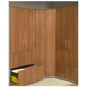 Meuble de rangement haut 2 portes design - Dimensions (hxlxp) en cm  : 218x80x43