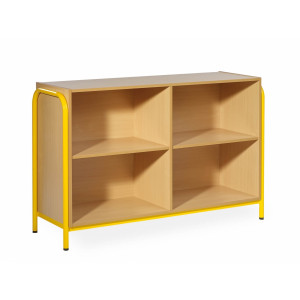 Meuble rangement scolaire -  Dimensions ( L x H x P )  : de 146,4 x  94 x  47,5 à  107 x  94 x 43 cm