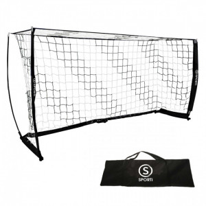 Mini but de football en acier - Filet maille 10x10 cm - Dimensions (H x l x L) : 120 x 70 x 240 cm