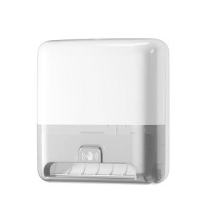 Mini distributeur d'essuie mains - Matière : plastique - Dimensions (l x H x P) : 331 x 368 x 206 mm
