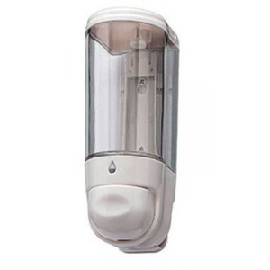 https://www.techni-contact.site/ressources/images/produits/merchandising/mini-distributeur-de-savon-liquide-push-unique-0-3-l-77467471-1.jpg - Capacité : 0,3 L - Manuel - ABS-Polycarbonate
