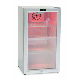 Mini frigo vitré - Froid ventilé  2°C/ 10°C - 3 grilles réglables