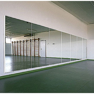 Miroir fixe salle de sport - Dimensions : 200 x 100 x 2.5 cm