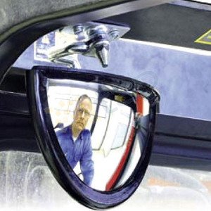 Miroir rétroviseur industriel - Distance de surveillance : 1 à 2 m
