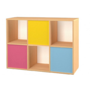 Mobilier de rangement réversible crèche - L1160 mm x H778 mm x P452 mm