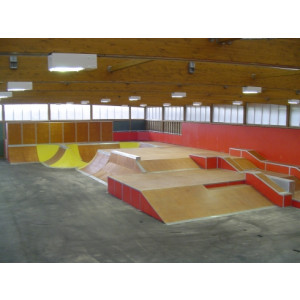 Module pour skatepark et glisspark - Modules en bois, alumminium, inox et HPL