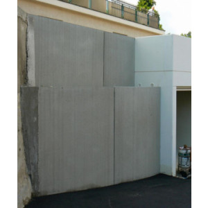 Mur de soutènement pour déchetterie en L ou en T - Hauteur de 2 à 2.75 mètres