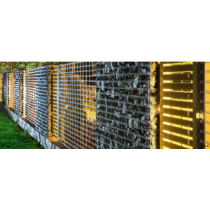 Mur en gabion décoration - Différents caractères différents besoins