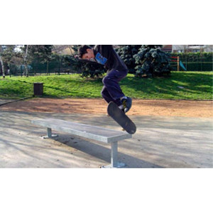 Mur pour skate parks - Hauteur à la table : 0.55-0.35 m - Largeur : 0.50 m - Longueur : 3.08 m