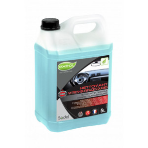 Nettoyant Ecologique Auto vitres et surfaces dures 5L - Nettoyant spécial insectes et fientes - Bidon 5L