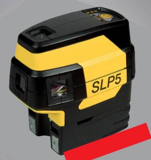 Niveau laser 5 points automatique SLP5 - Précision points et ligne : +- 3 mm à 15 m