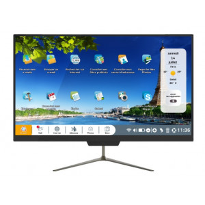 https://www.techni-contact.site/ressources/images/produits/merchandising/ordinateur-tout-en-un-55257177-1.jpg - Taille Écran : 23,8" soit 60 cm - Processeur : Intel Pentium N5030 1,10 Ghz