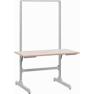 Ossature tubulaire pour table basic - Dimensions (L x l x h)mm : 1200 x 830 x 1850