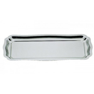 Pack 10 Plats à cake 'Louis XV' - Inox 18 % épaisseur 4/10° -