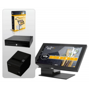 Pack caisse enregistreuse pour restaurant traditionnel - Installation du logiciel Easy Resto 2 et du TPV