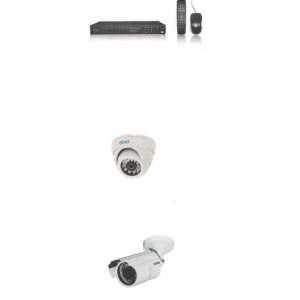 Pack de videosurveillance intérieur - Enregistreur + 4 caméras aux choix