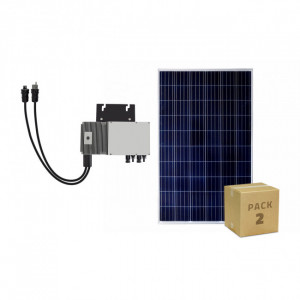 Pack Panneaux Solaire Photovoltaïque Polycristallin 320W BYD Class A + Micro-Onduleur 600W - Ce Panneau Solaire Photovoltaïque Polycristallin 320W est formé de cellules en silicium polycristallin qui génèrent une tension électrique élevée de 24V.